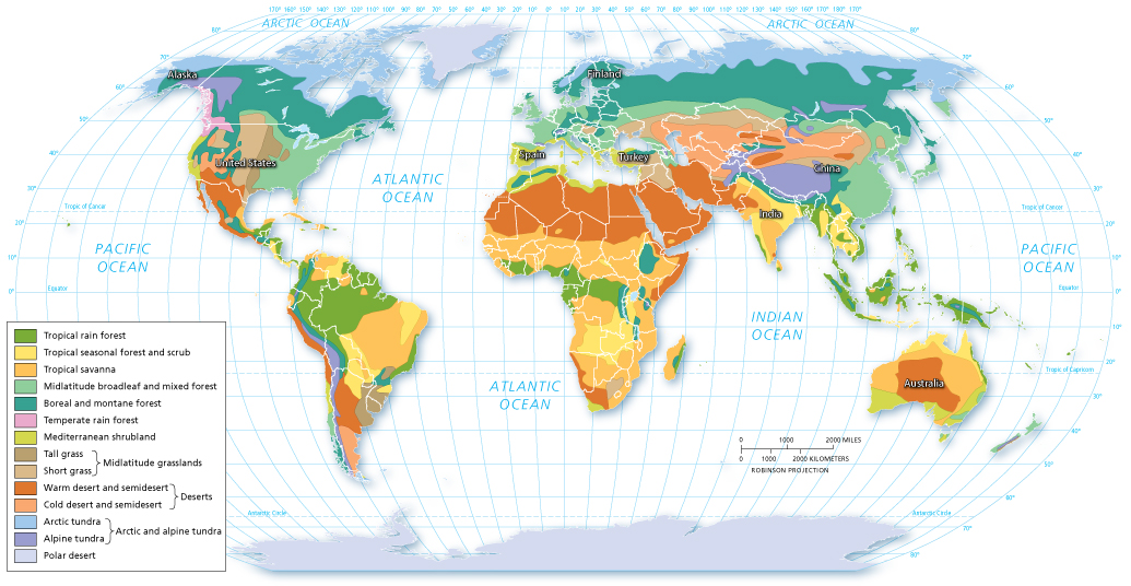 Solved: Part D - Comparing The Natural Attributes Of Regio... | Chegg.com